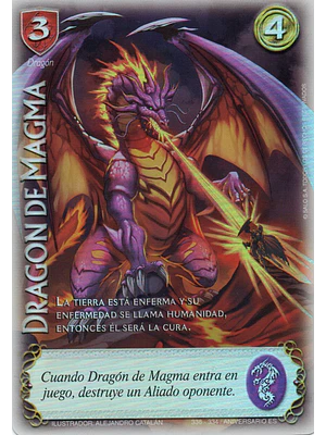 DRAGON DE MAGMA ANIVERSARIO - SINGLES MITOS Y LEYENDAS