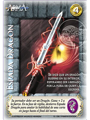 ESPADA DRAGÓN ANIVERSARIO ES