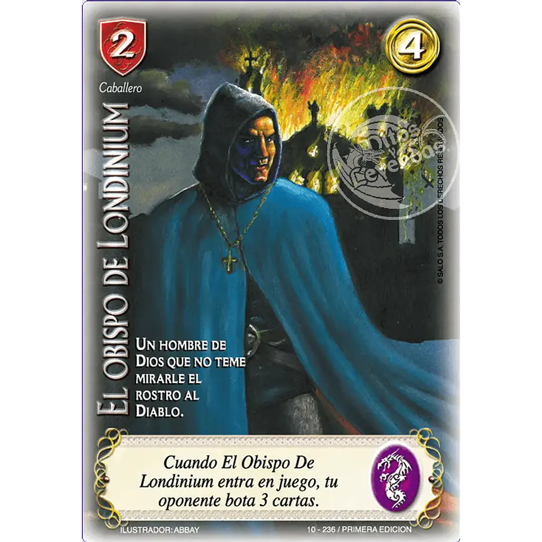 EL OBISPO DE LONDINIUM (ANIVERSARIO ES) 1