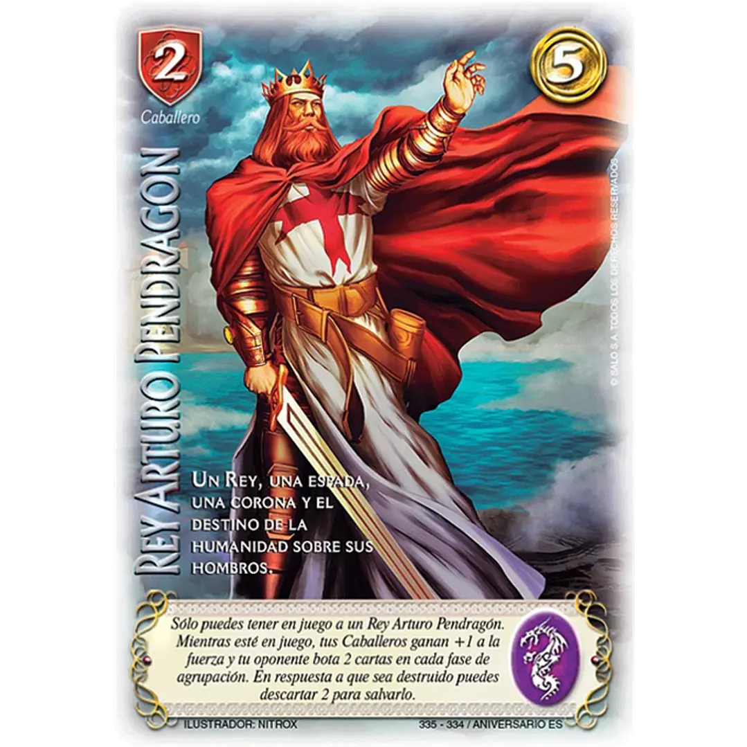 REY ARTURO PENDRAGON ANIVERSARIO ES 1
