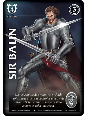 SIR BALIN (CRPB - CABALLERO)