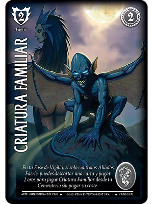 CRIATURA FAMILIAR (CRPB - FAERIE)