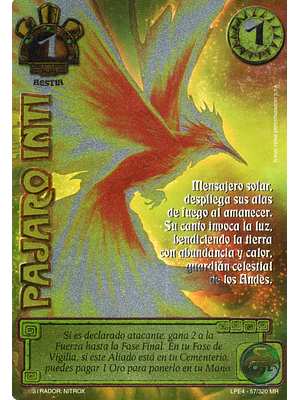 PÁJARO INTI (LPE4 - MR)