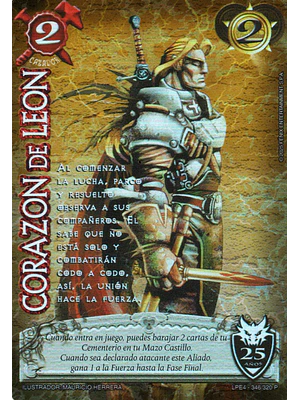 CORAZÓN DE LEÓN (ANIVERSARIO 25)