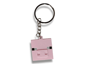 LLAVERO KEYCHAIN CERDO MINECRAFT