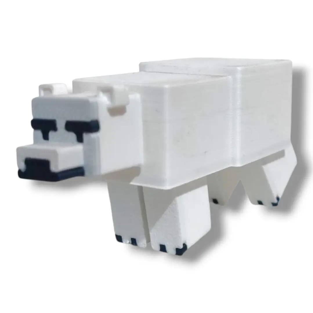 FIGURAS / OSO POLAR MINECRAFT 2