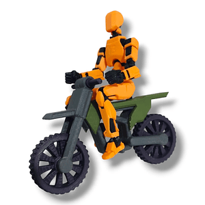 MOTOCICLETA PARA DUMMY 13 (DUMMY 13 CM)