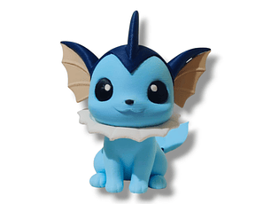 FIGURA CRIATURA ACUÁTICA 3D ESTILO CHIBI – 11 CM