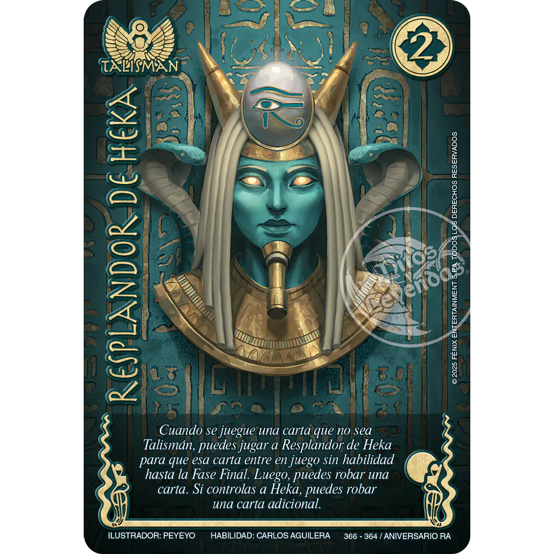 RESPLANDOR DE HEKA - SECRETA - ANIVERSARIO RA  1