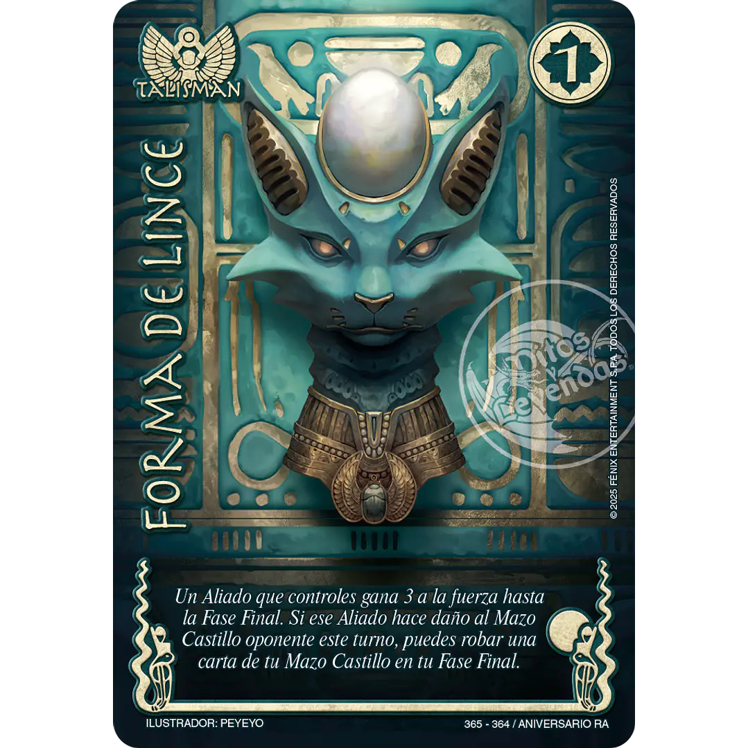 FORMA DE LINCE - SECRETA - ANIVERSARIO RA 1