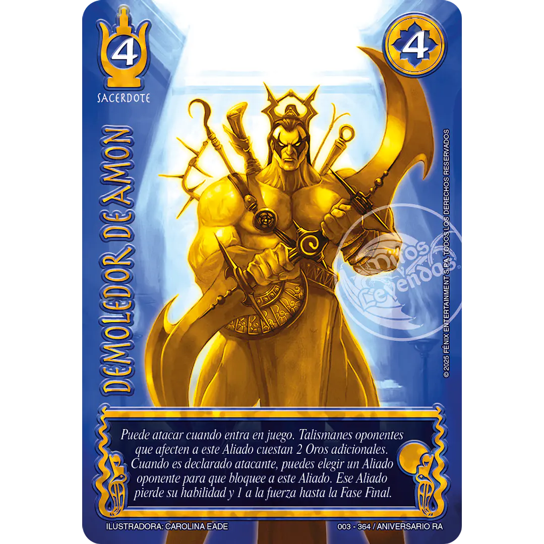 DEMOLEDOR DE AMON - LEGENDARIA - ANIVERSARIO RA 1