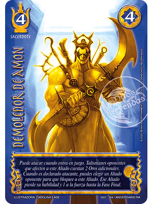 DEMOLEDOR DE AMON - LEGENDARIA - ANIVERSARIO RA
