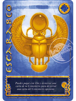 ESCARABEO - LEGENDARIA - ANIVERSARIO RA