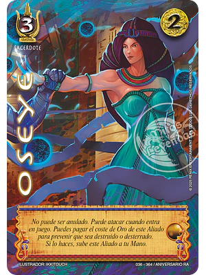 OSEYE - MILENARIA - ANIVERSARIO RA