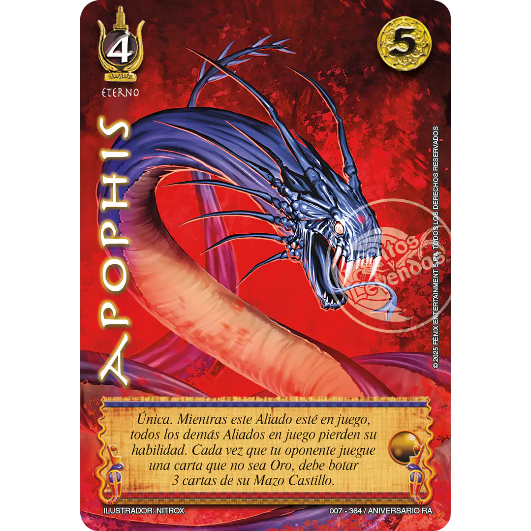 APOPHIS - PREMIUM - ANIVERSARIO RA 1
