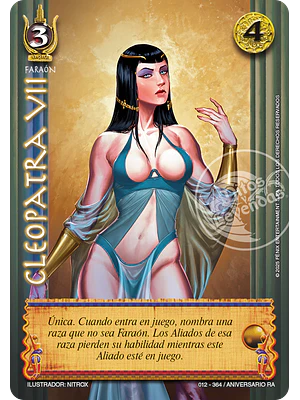 CLEOPATRA VII - PREMIUM - ANIVERSARIO RA