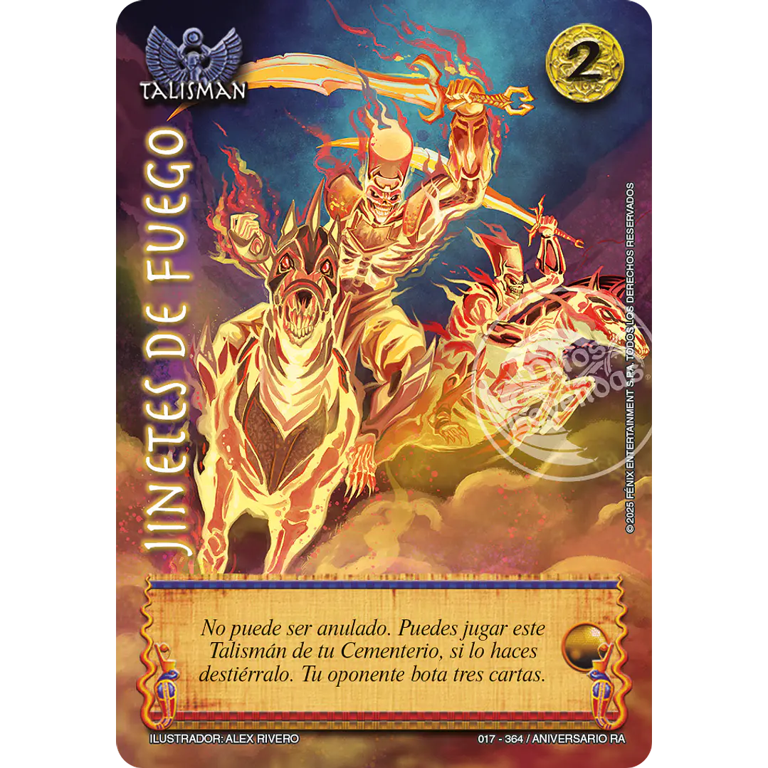 JINETES DE FUEGO - PREMIUM - ANIVERSARIO RA 1