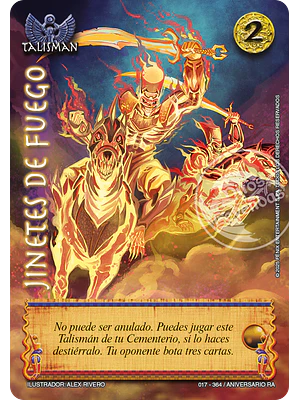 JINETES DE FUEGO - PREMIUM - ANIVERSARIO RA