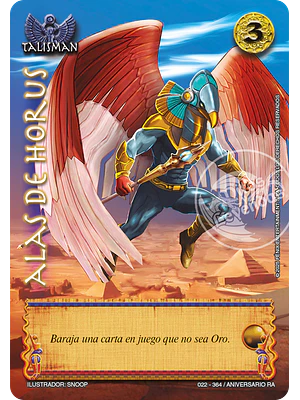 ALAS DE HORUS - PREMIUM - ANIVERSARIO RA