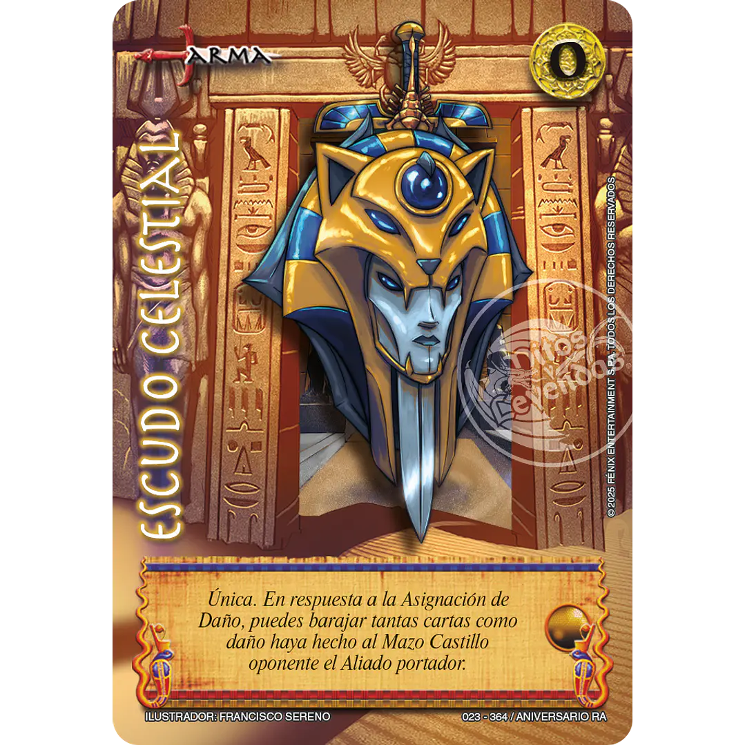 ESCUDO CELESTIAL - PREMIUM - ANIVERSARIO RA 1