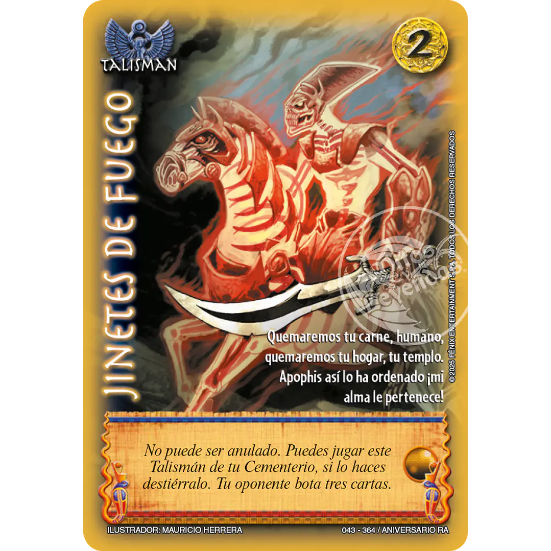 JINETES DE FUEGO - MEGA REAL - ANIVERSARIO RA 1