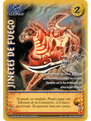 JINETES DE FUEGO - MEGA REAL - ANIVERSARIO RA
