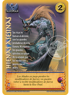 HIENAS ASESINAS - MEGA REAL - ANIVERSARIO RA