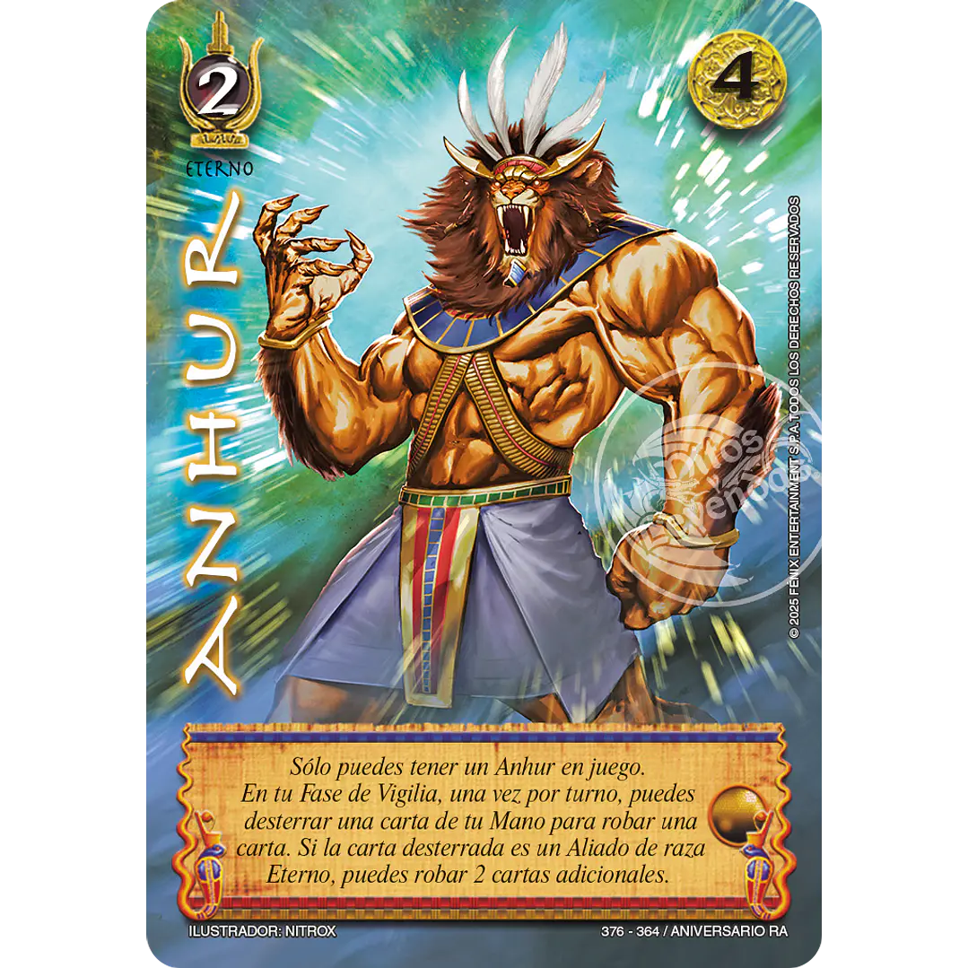 ANHUR - KIT SETH - ANIVERSARIO RA 1
