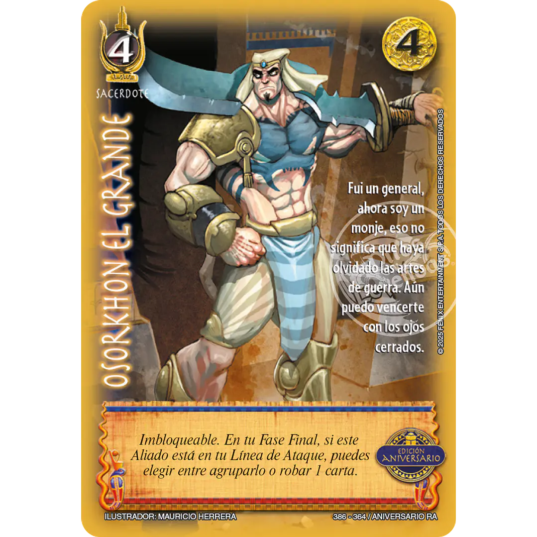 OSORKHON EL GRANDE - VERSION ANIVERSARIO - ANIVERSARIO RA 1