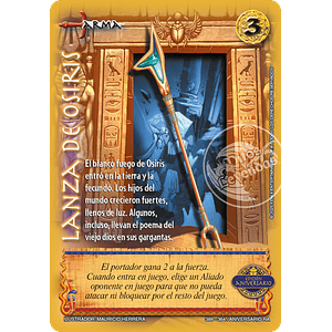 LANZA DE OSIRIS - VERSION ANIVERSARIO - ANIVERSARIO RA