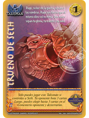 TRUENO DE SETH - VERSION ANIVERSARIO - ANIVERSARIO RA