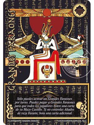 GRANDES FARAONES - COLECIONISTA RA - ANIVERSARIO RA