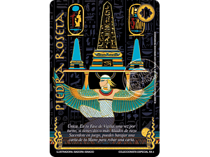 PIEDRA ROSETA - COLECIONISTA RA - ANIVERSARIO RA