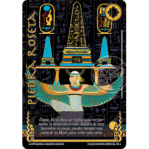 PIEDRA ROSETA - COLECIONISTA RA - ANIVERSARIO RA