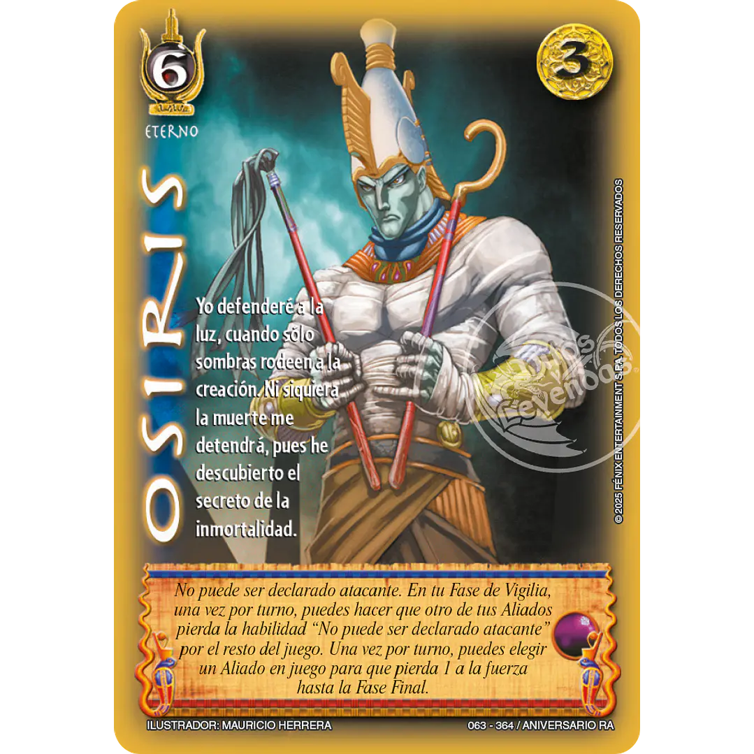 OSIRIS - REAL - ANIVERSARIO RA 1
