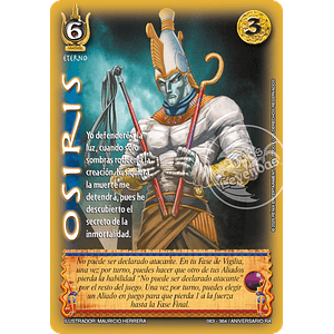 OSIRIS - REAL - ANIVERSARIO RA