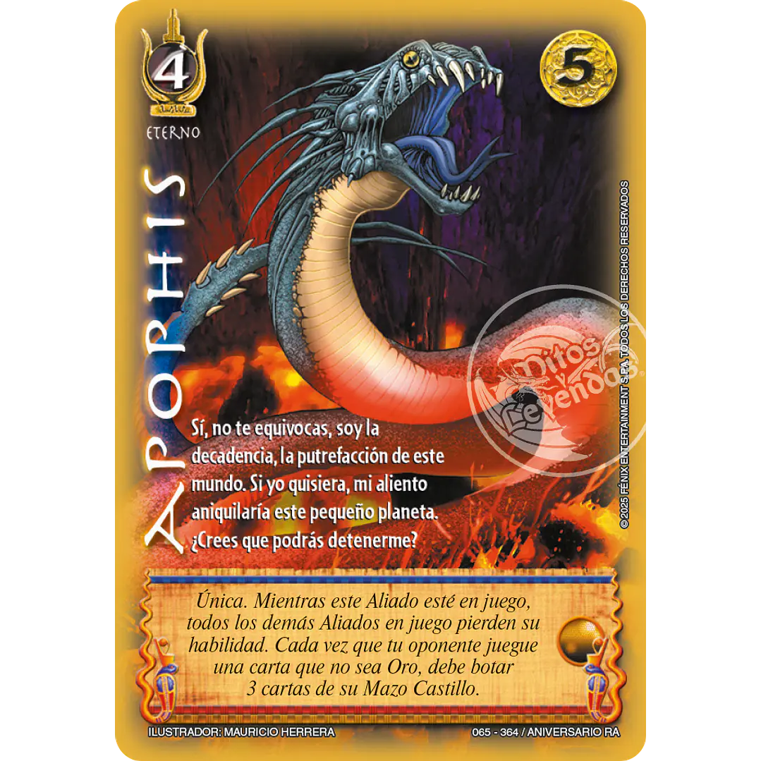 APOPHIS - REAL - ANIVERSARIO RA 1