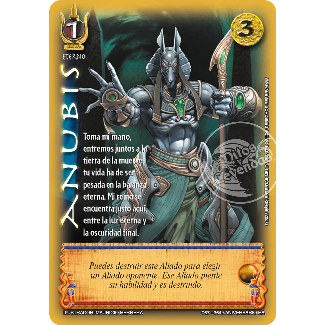 ANUBIS - REAL - ANIVERSARIO RA 1