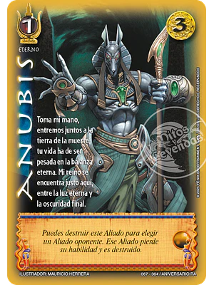 ANUBIS - REAL - ANIVERSARIO RA
