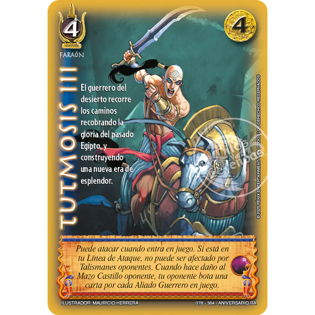 TUTMOSIS III - REAL - ANIVERSARIO RA 1