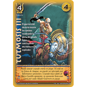 TUTMOSIS III - REAL - ANIVERSARIO RA