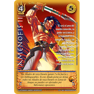 AMENOFIS II - REAL - ANIVERSARIO RA