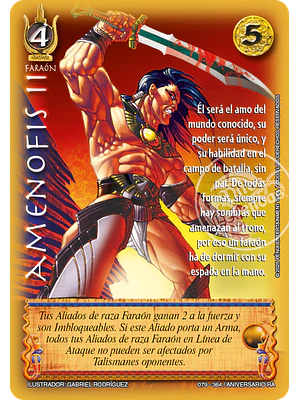 AMENOFIS II - REAL - ANIVERSARIO RA