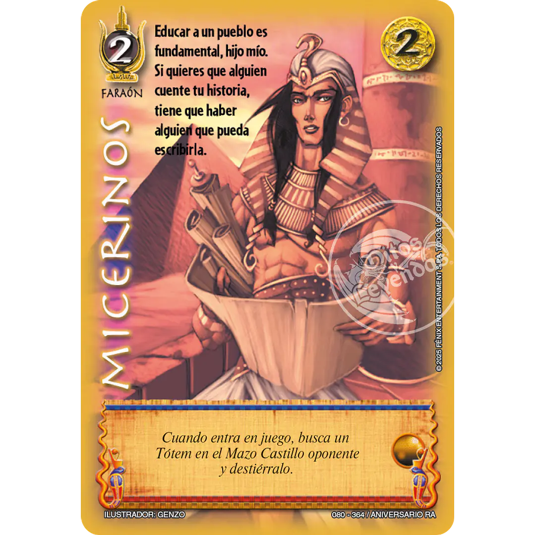 MICERINOS - REAL - ANIVERSARIO RA 1