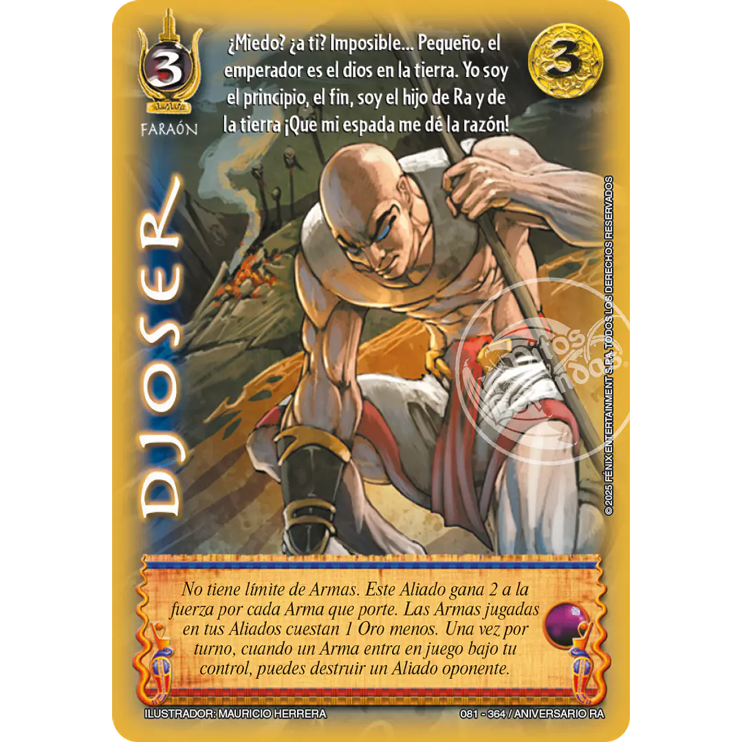 DJOSER - REAL - ANIVERSARIO RA 1