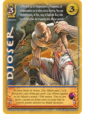 DJOSER - REAL - ANIVERSARIO RA