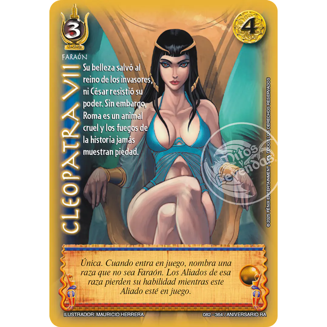 CLEOPATRA VII - REAL - ANIVERSARIO RA 1