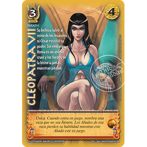CLEOPATRA VII - REAL - ANIVERSARIO RA