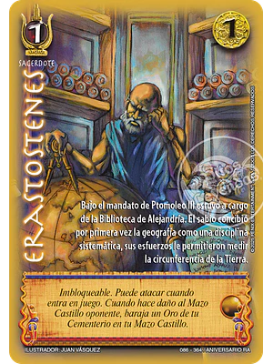 ERASTOSTENES - REAL - ANIVERSARIO RA
