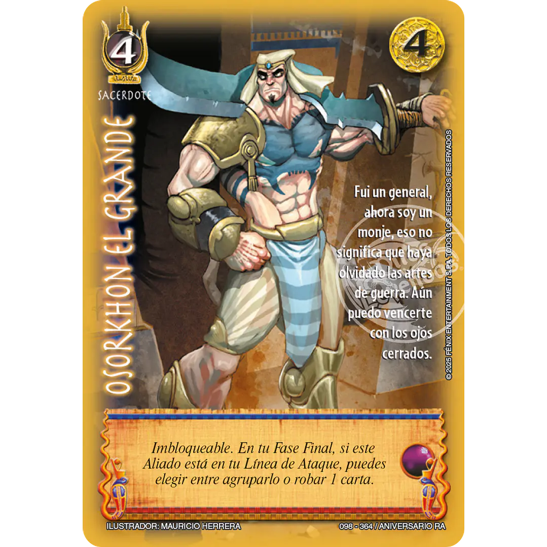 OSRKHON EL GRANDE - REAL - ANIVERSARIO RA 1